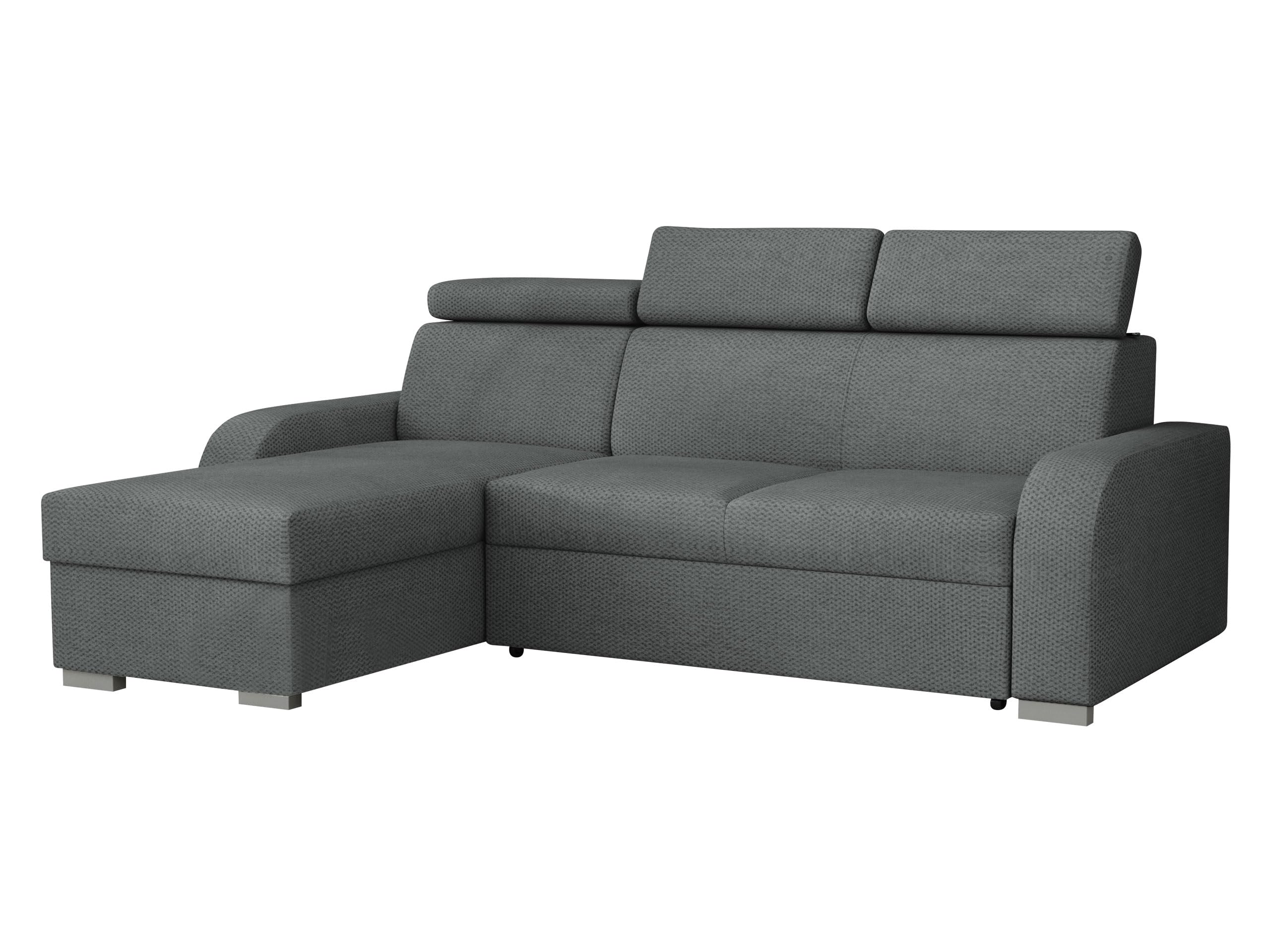 Canapé D'Angle Apollo Avec Lit Et Tiroir - Appuie-Têtes Réglables - 235x170cm - Rembourré Confortable
