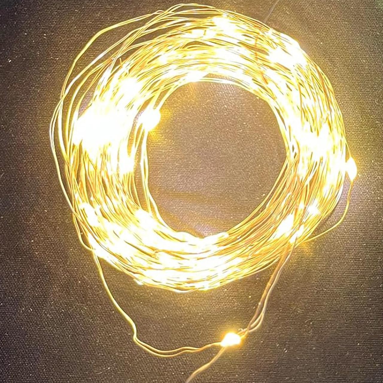 Confezione da 4 luci a batteria, 1 m, 10 LED, filo argentato, mini luci per barattoli di vetro, fai da te, Natale, matrimoni, feste, centrotavola, decorazione da tavolo