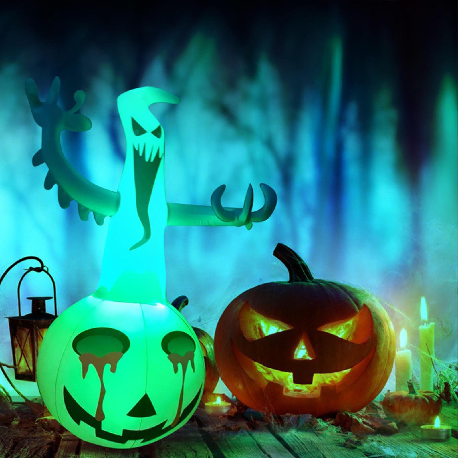 12 Aufblasbare Halloween-Geister-Dekorationen – Wasserfest, Für Garten, Party & Haus – Mit Aufhängeseil