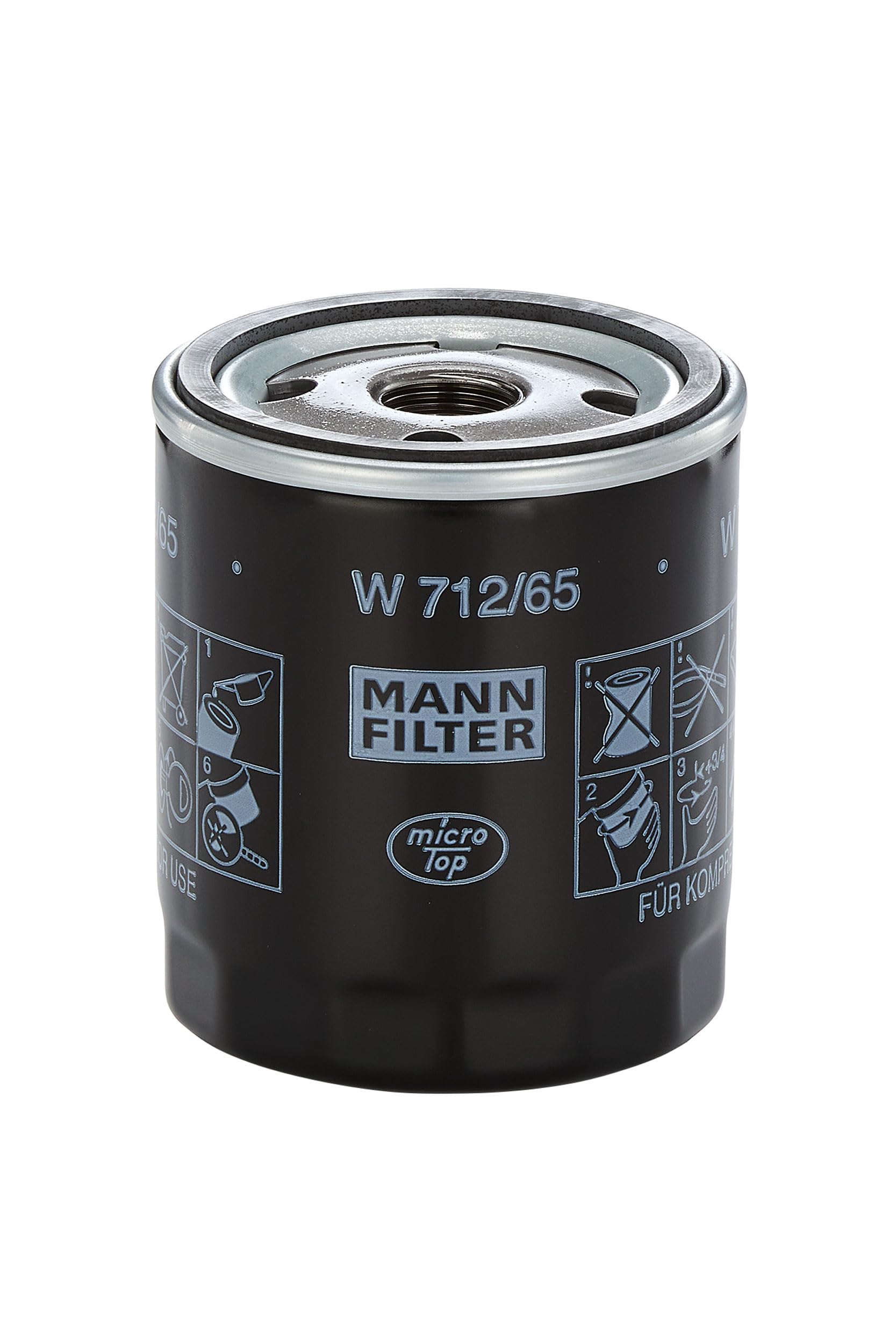 MANN-FILTER W 712/65 Oil Filter - for Off-Highway Applications