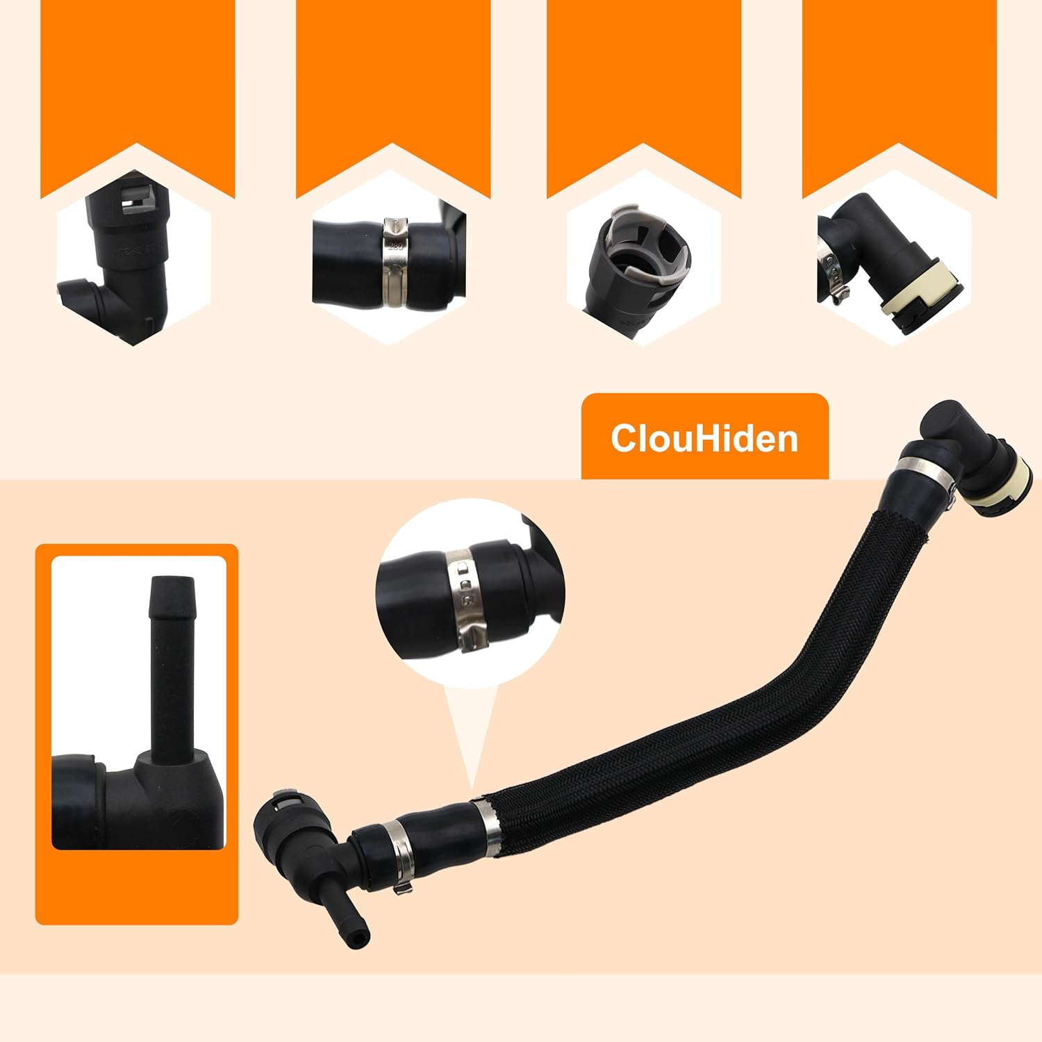 HC3Z-18472-J Hose Heater Compatible with Ford F-250 for Ford F-350 2017 2018 2019 2020 2021 2022 2023 2024 Replace HC3Z-18472-E HC3Z-18472-G