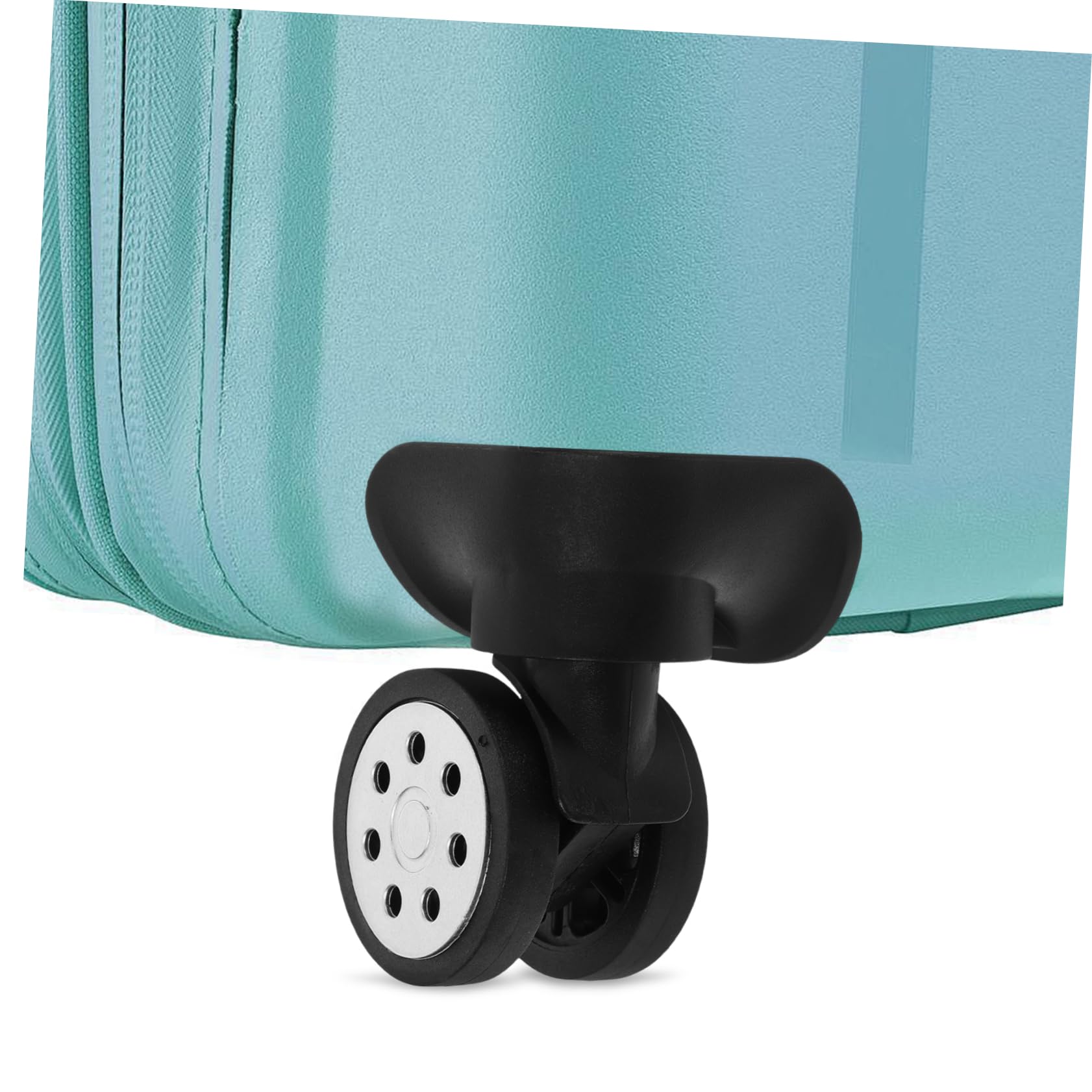 NUOBESTY 12 Piezas ruedas de maleta ruedas giratorias accesorios de viaje equipaje maleta ruedas de repuesto reemplazo de reparación de rueda de maleta rueda giratoria de equipaje plástico
