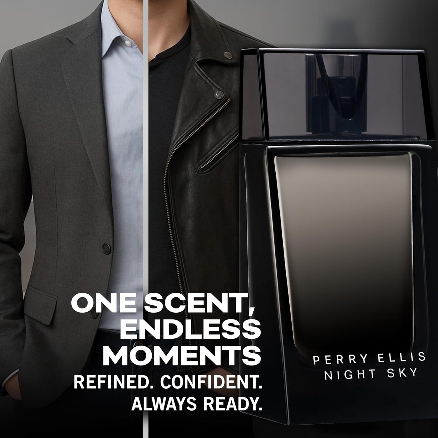 Perry Ellis Night Sky - Men's Cologne - 3.4 fl oz Eau de Toilette - bergamot, anise, pear, fig, geranium, lavender, fir balsam, vanilla, vetiver, sandalwood