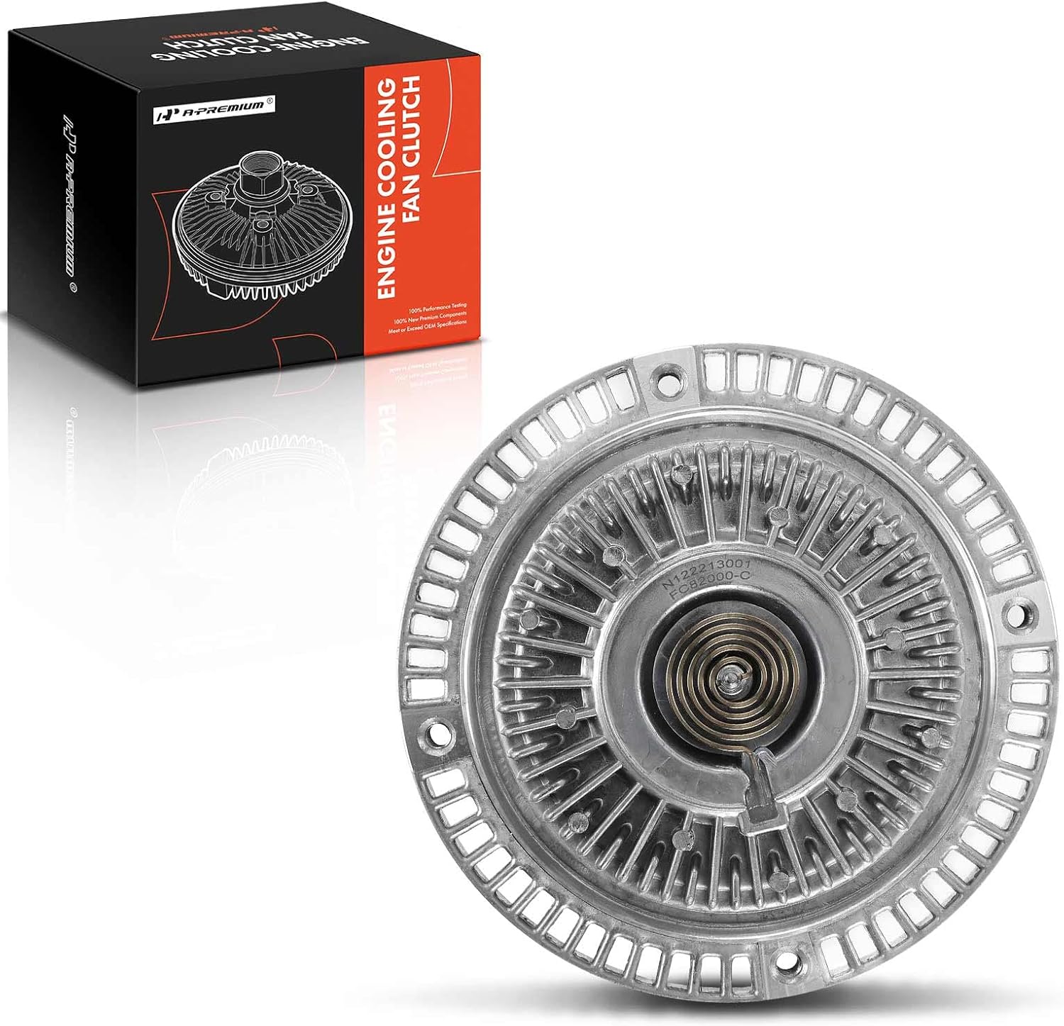 A-Premium Engine Cooling Fan Clutch Compatible with Volkswagen Passat 1998-2005 & Audi A4 1997-2002, A4 Quattro 1997-2002, 1.8L Replace# 06B121347, 121088003