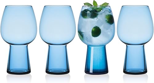 Miniatura 6 de Mikasa Phoebe Goblet - Vaso de cerveza (4 unidades), color azul