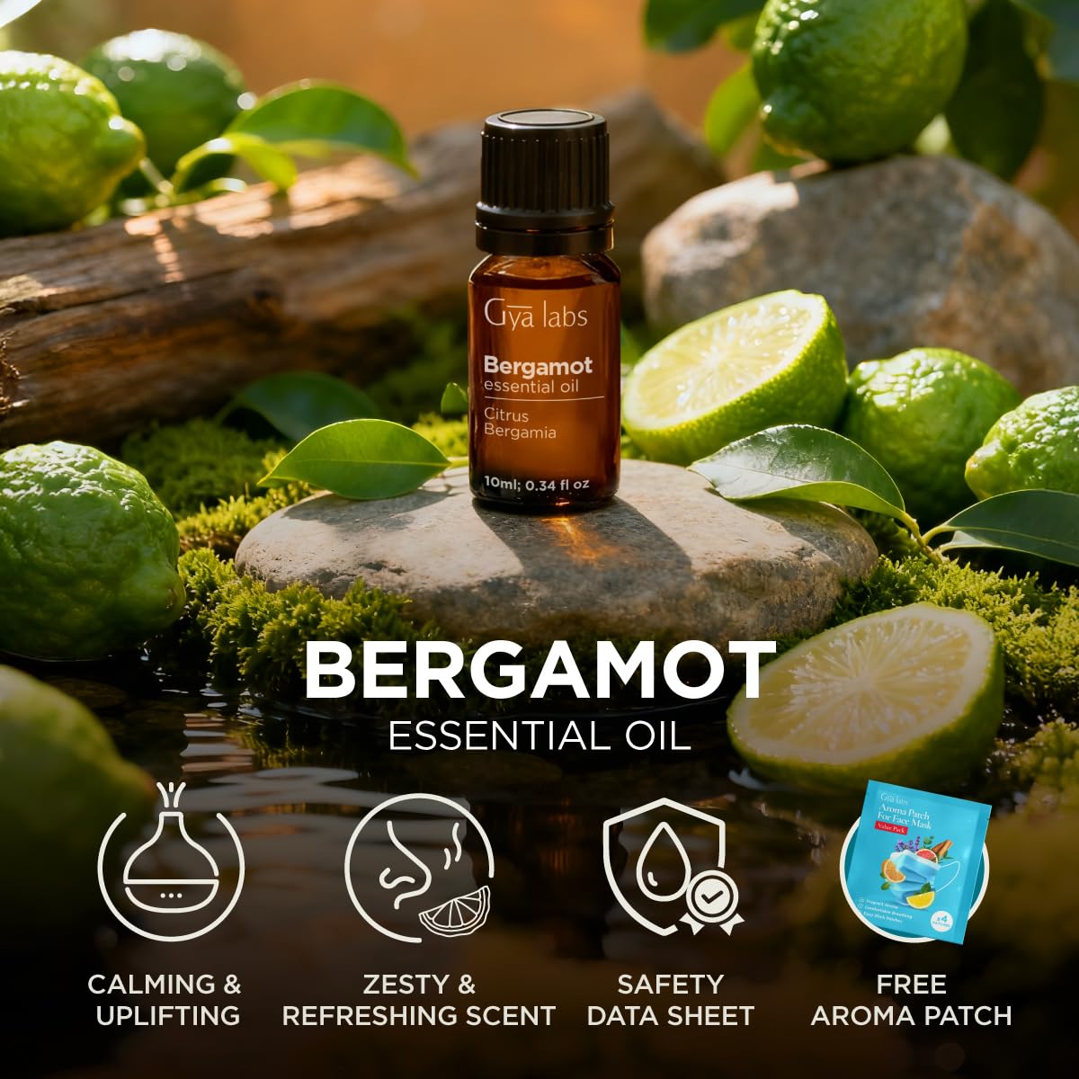 Amazon.com: 100% Pure Bergamot Essential Oil - 0.34 Fl Oz