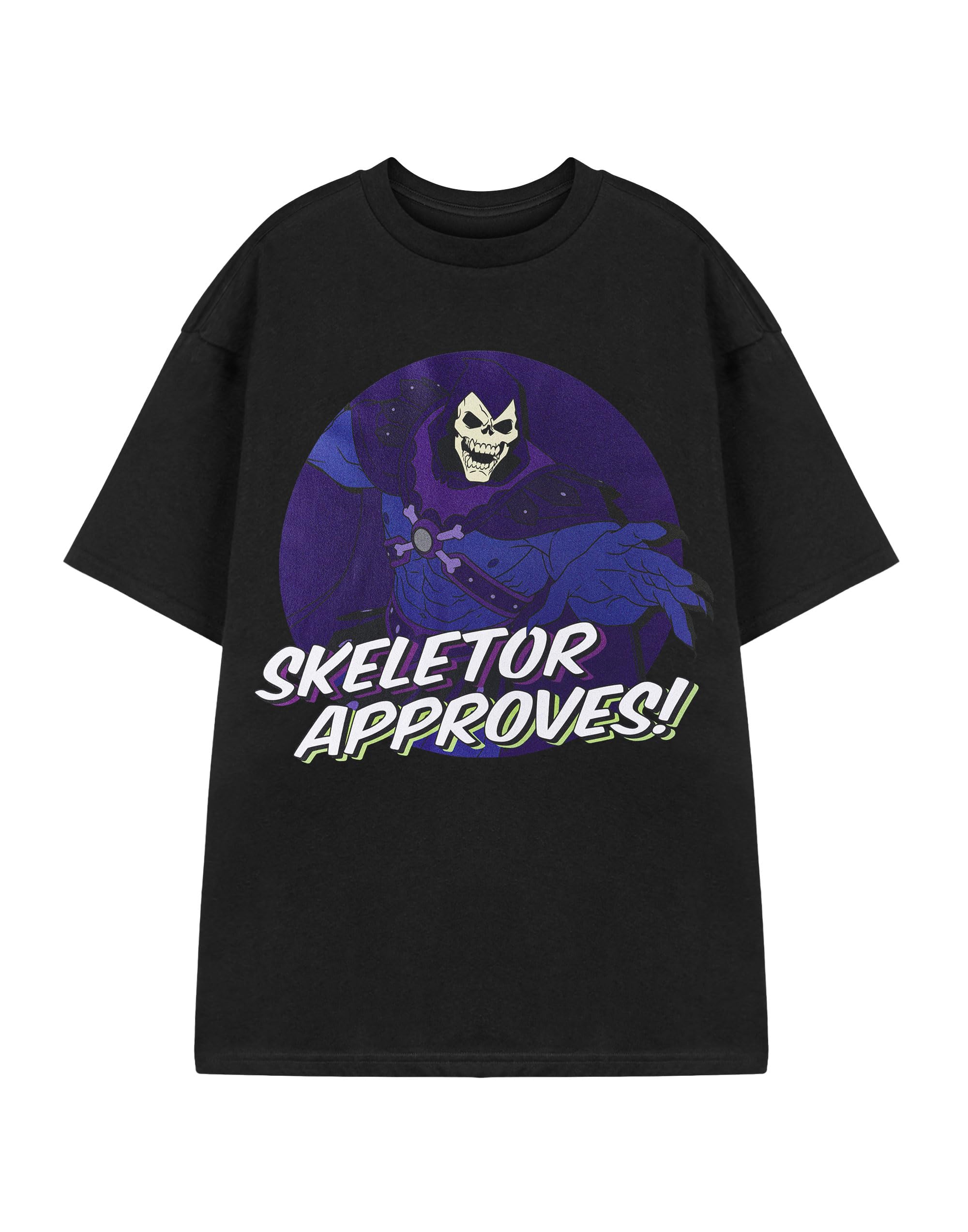 Vanilla Underground Unisex Black Masters Of The Universe Skeletor Approves Short Sleeved T-Shirt - XX-Large