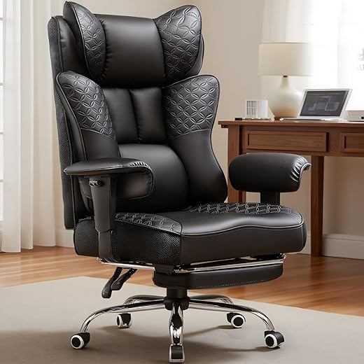 Wide Leather Office/Gaming Chair - $189.84
