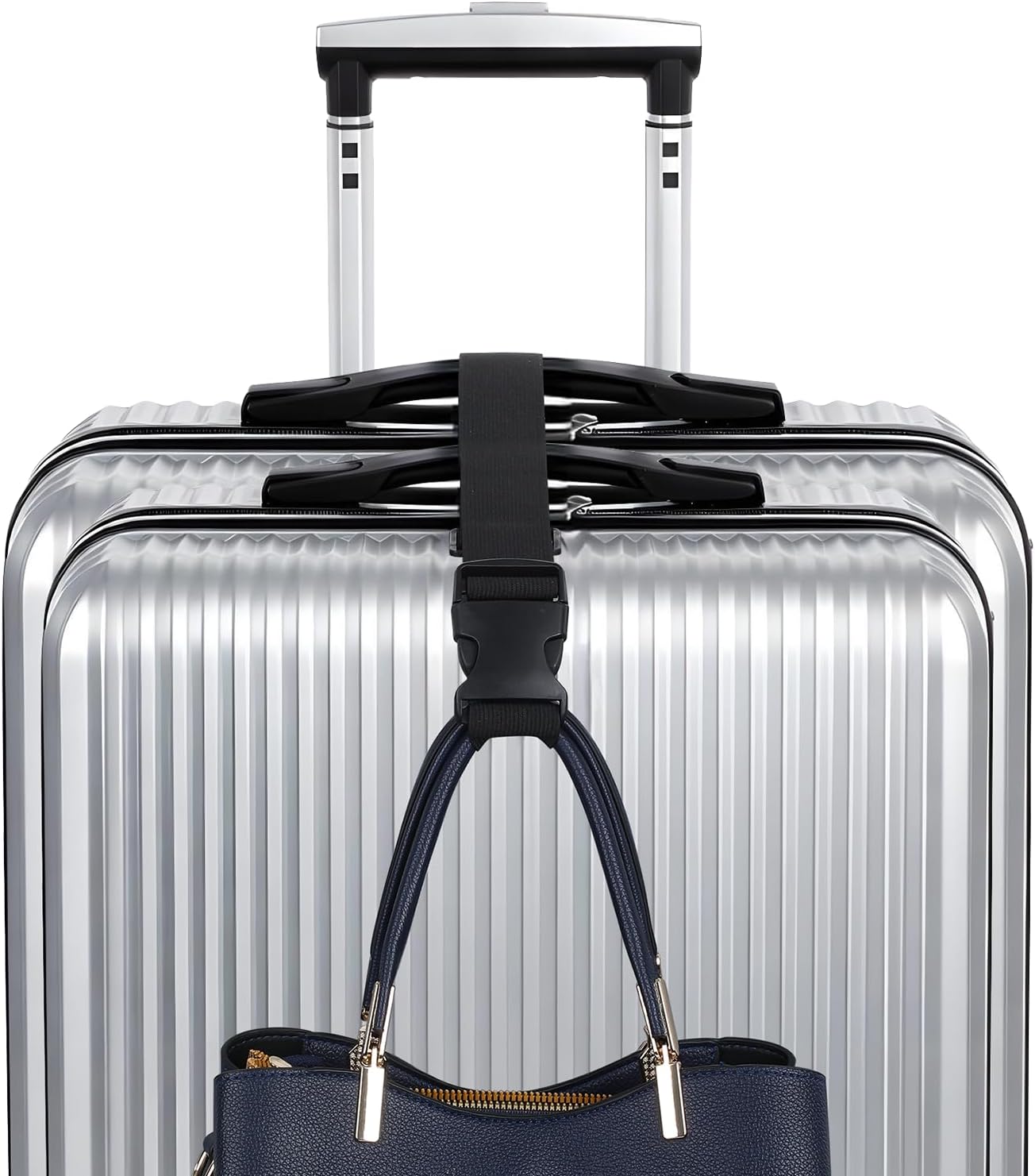 2Pcs Heavy Duty Adjustable Suitcase Belt, Travel Attachment | Add a Bag Luggage Straps for Suitcase, Straps with Buckles, Luggage Connector, Travel Accessories for Connecting Your Luggage