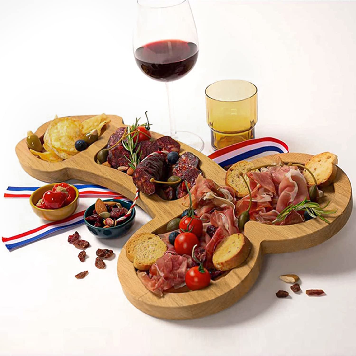 Planche à Apéritif Originale En Bois - Plateau Fromage Charcuterie - Design Unique - Cadeau Drôle Pour Pendaison De Crémaillère