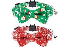 Festive Feline Finery: Malier Cat Collar with Christmas Charm