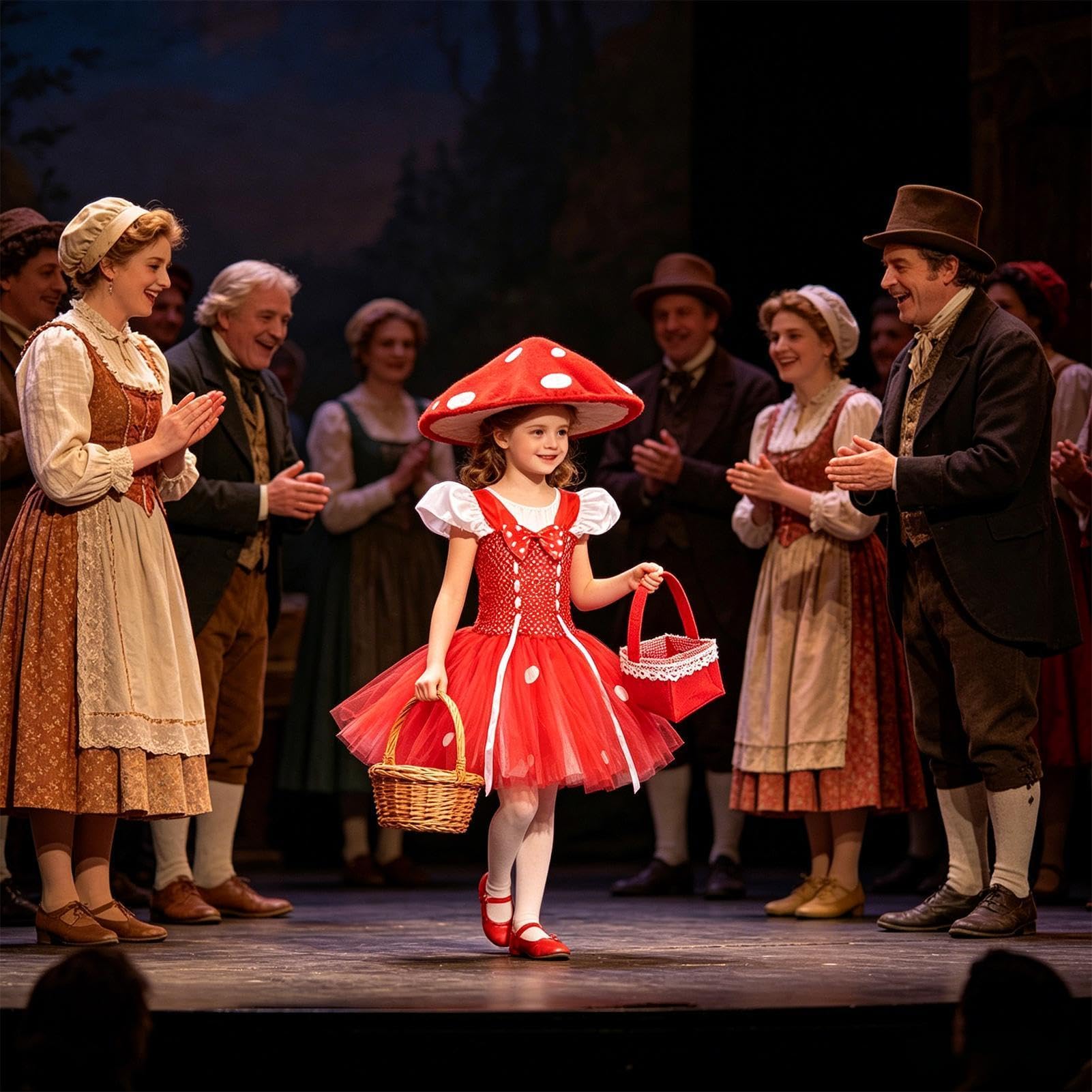 Costume Fata dei Funghi Bambini,Abbigliamento Cosplay | Abbigliamento per giochi di ruolo - per spettacoli teatrali di Carnevale Eventi Tematici Feste in costume Servizi fotografici Riproduzione di