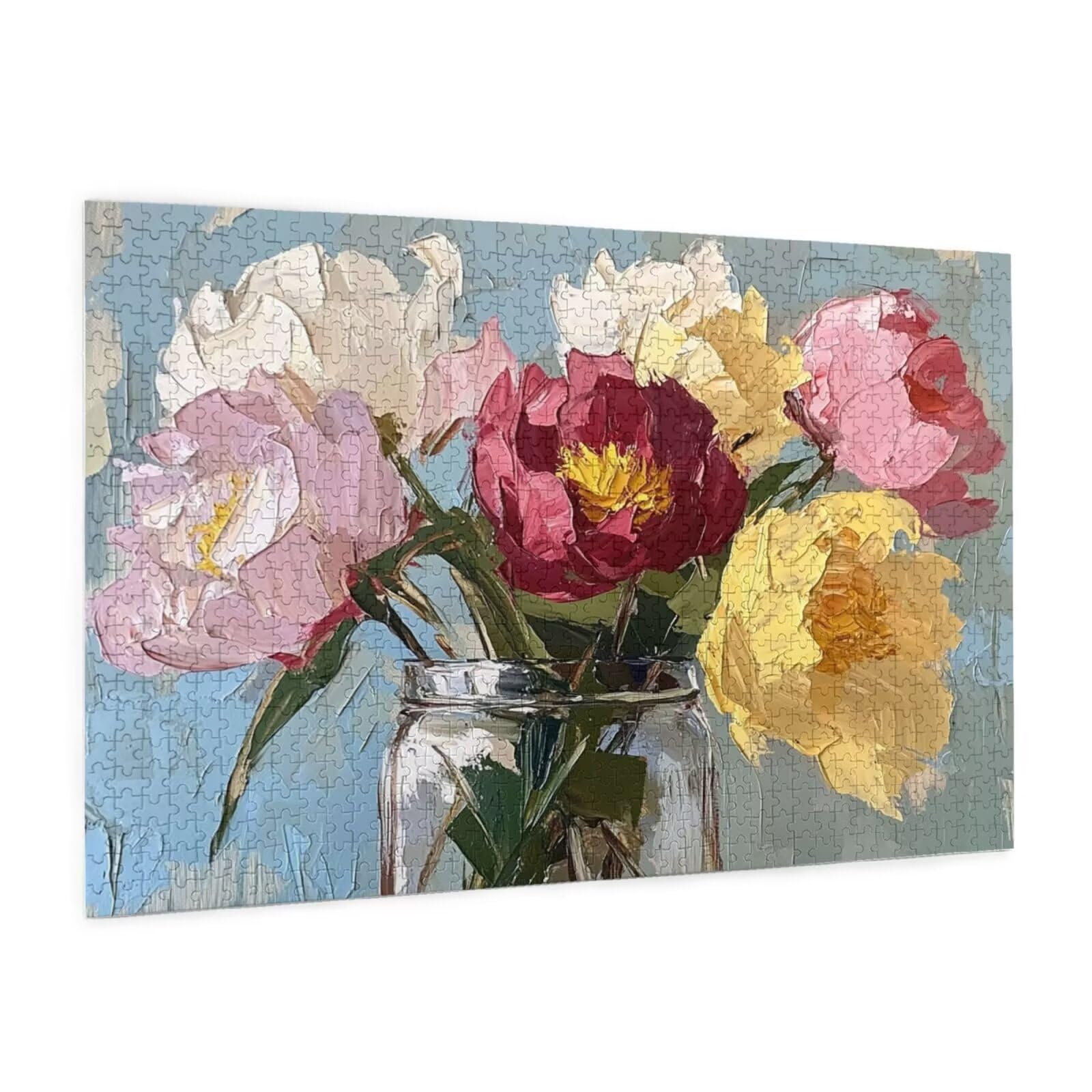 Puzzle kwiatowe, 6000 elementów, puzzle retro, dla dorosłych, z pudełkiem na prezent, "zrób to sam", duże drewniane puzzle dla dorosłych, gra zręcznościowa dla całej rodziny, prezenty dla kobiet, 105