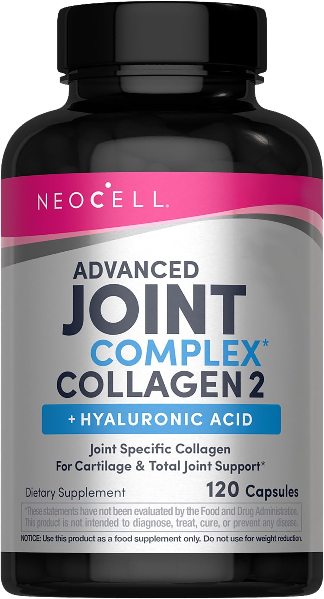NeoCell Joint Complex Supplement | 120 Capsules | Plus Hyaluronic Acid | Collagen Type II | Advanced Formula