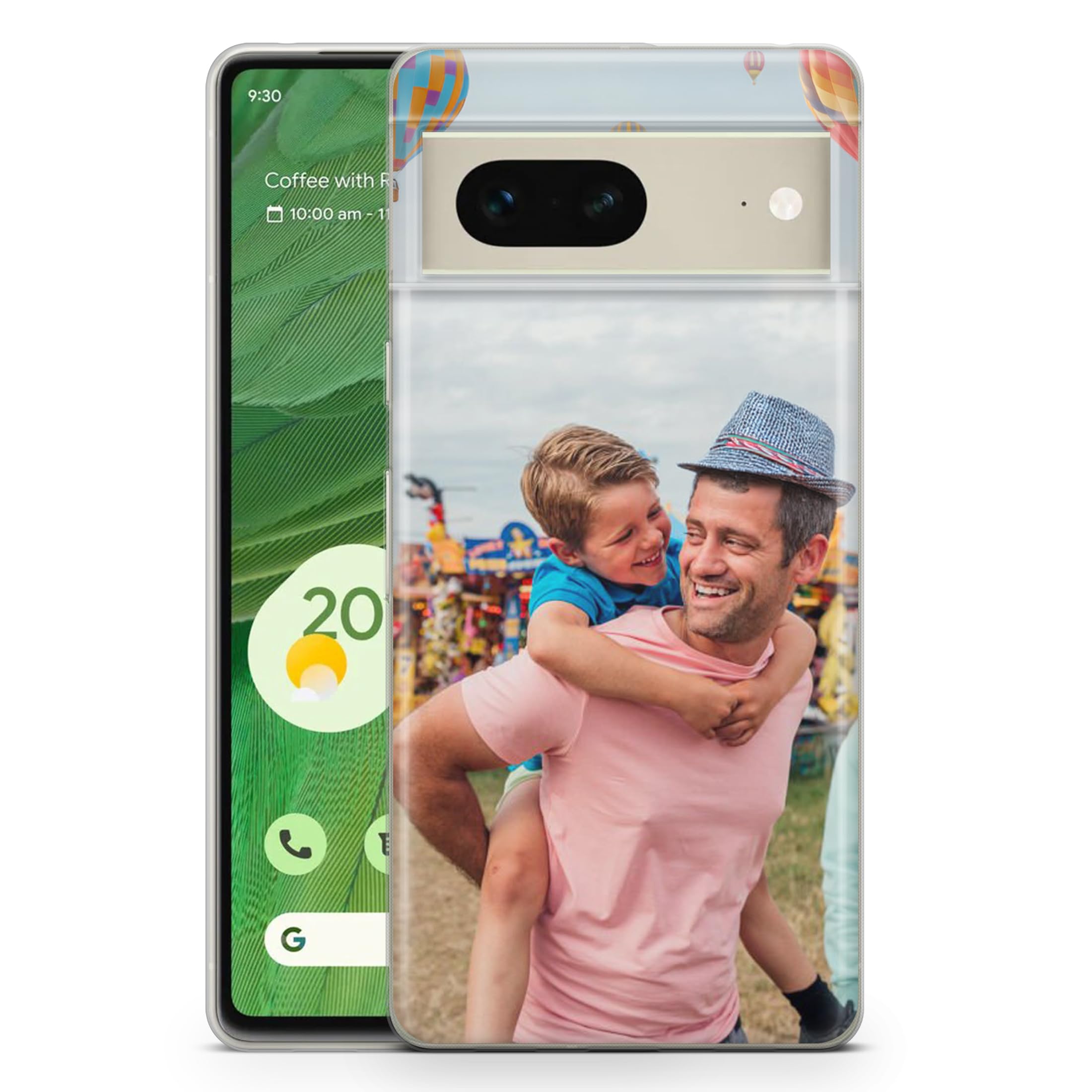 EMIT PRINT Personalised Custom Case for Google Pixel 8 Flexible TPU Case Design Your Cover with Images Photo Text