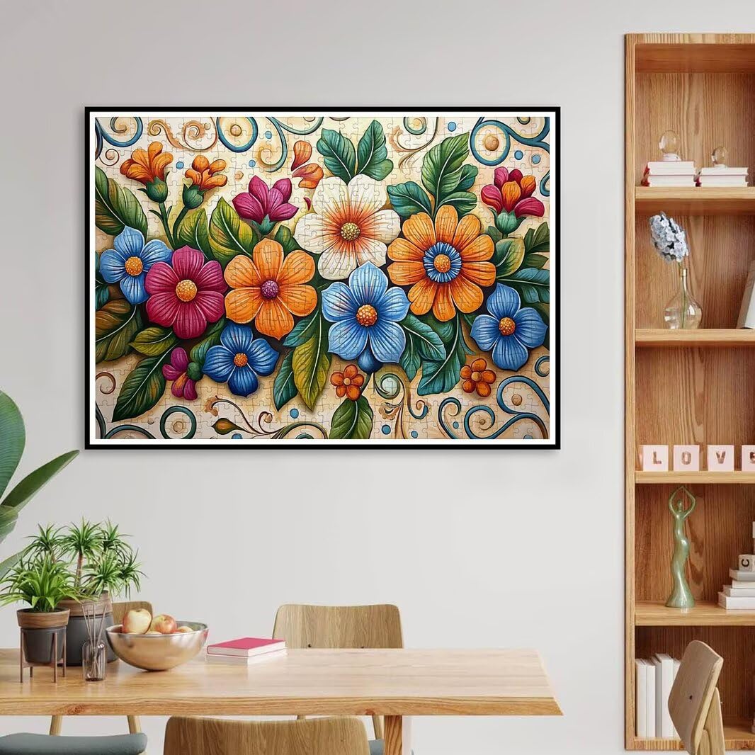 Puzzle dla dorosłych 1000, puzzle kwiatowe dla dorosłych -4392
