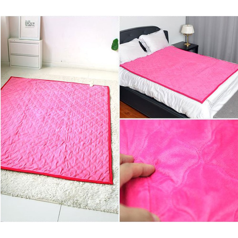 Amazon.com: Hanil NHI Electric Blanket Microfiber Heating Bed Pad Winter  Mattress Cover Microfiber Pink 220V (M) : Health u0026 Household