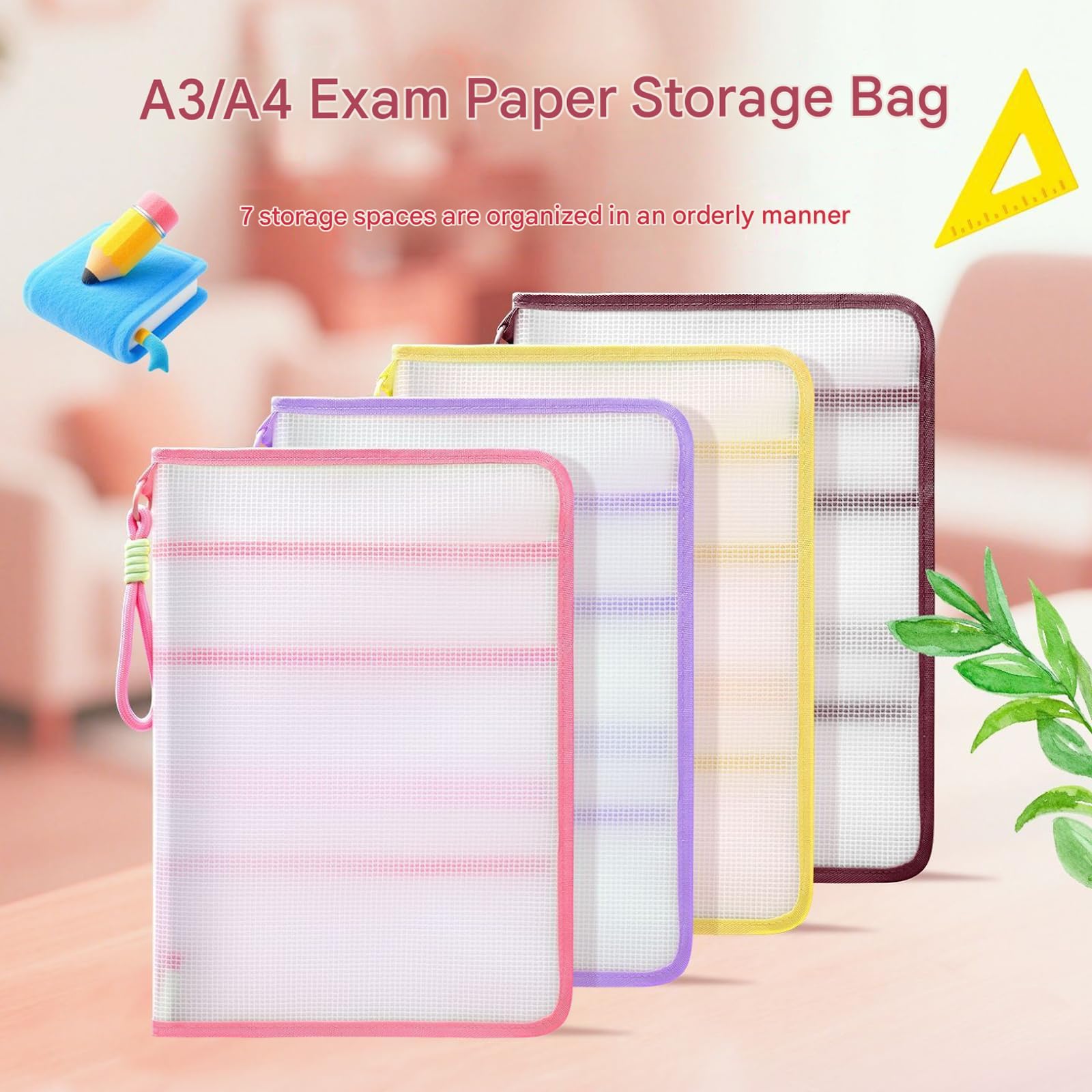 Organizador de archivos impermeable para estuche de, A