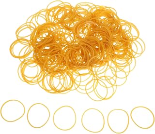UKCOCO 380 Piezas Gomas Elásticas Amarillas Resistentes Unidades Bandas Gruesas de Goma para Reparación de Pantallas de Teléfono Sujeción Fuerte y Duradera para Oficina y Organización