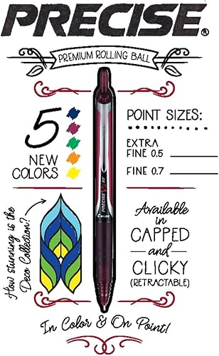 Miniatura 4 de Pilot Precise V5 Bolígrafos retráctiles de primera calidad, de punta extrafina 2 - unidades