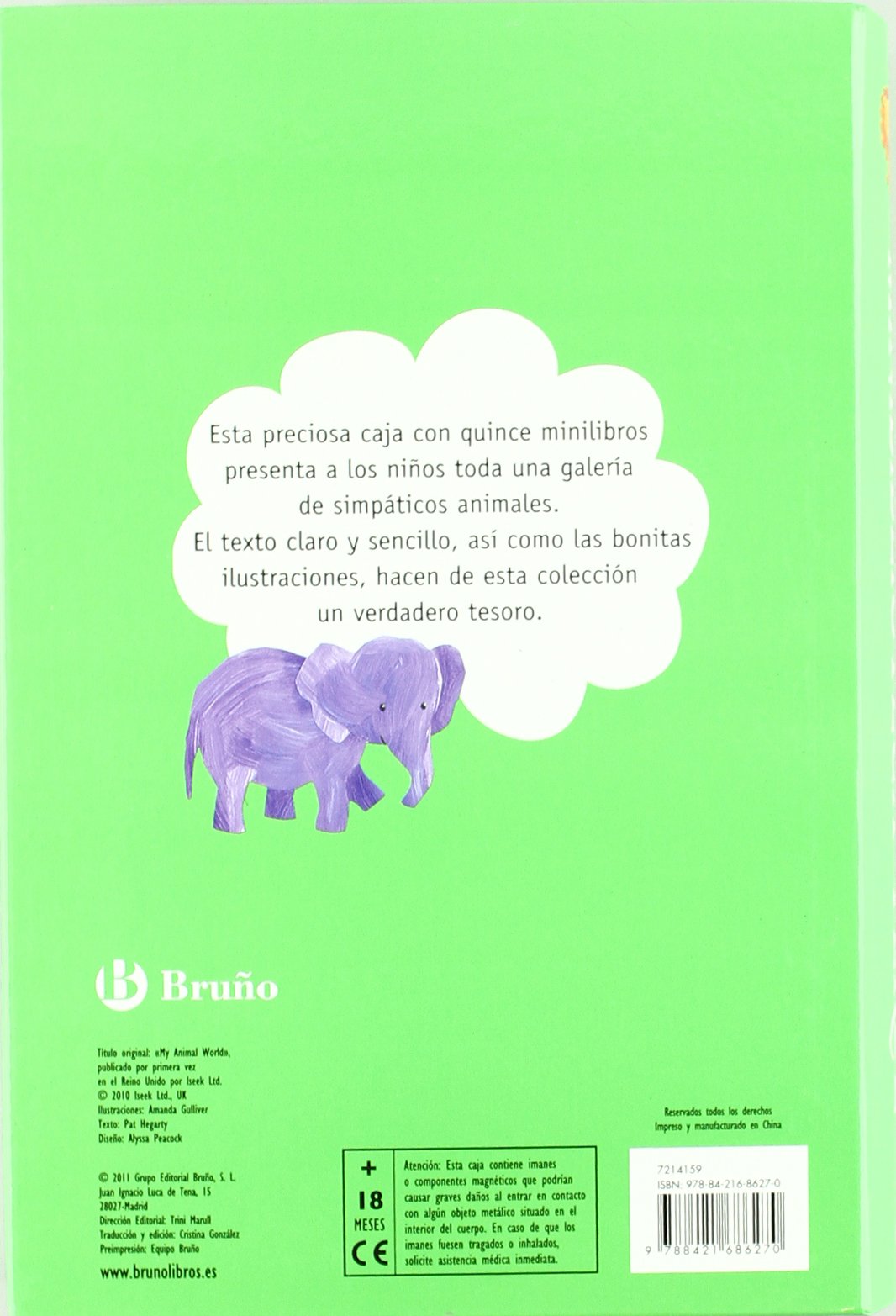 Minibiblioteca verde (Castellano - A PARTIR DE 0 AÑOS - IMAGINARIOS (PRIMEROS DICCIONARIOS VISUALES) - Minibibliotecas)