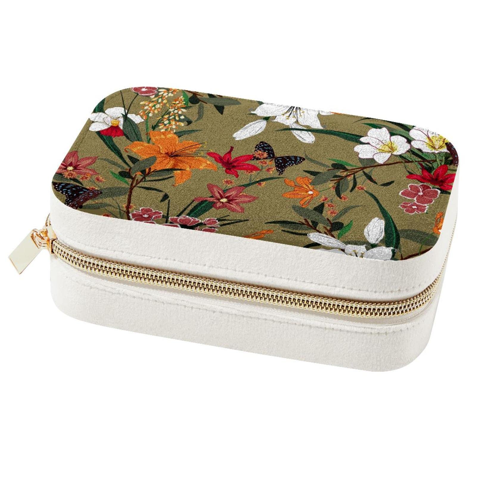 Boîte à bijoux de voyage papillon, une idée cadeau originale pour femme