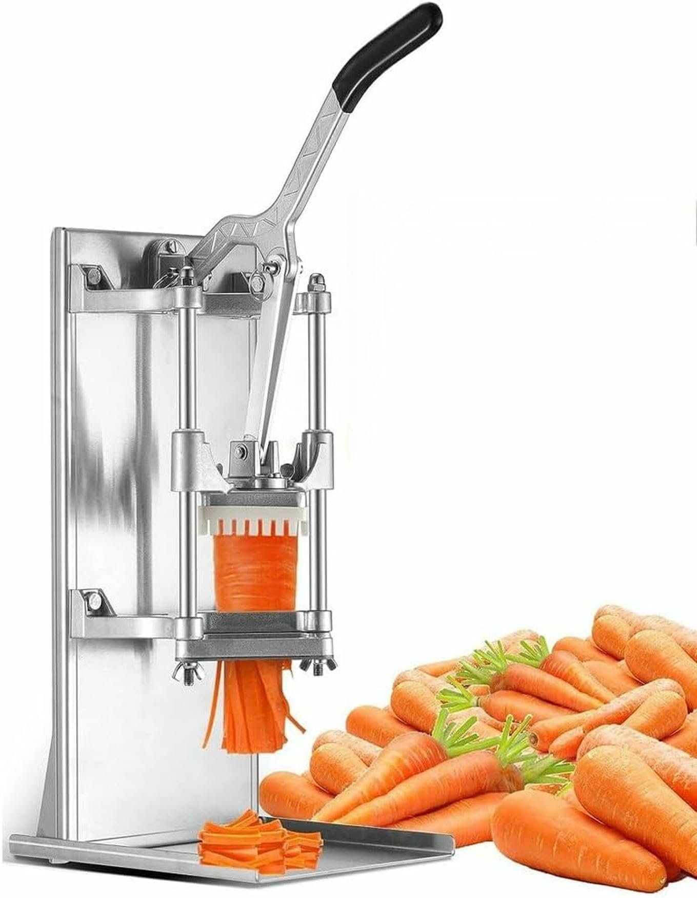 Picador en acier inoxydable et cutter manuel de pommes de terre frites