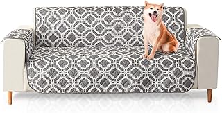 PETCUTE Housse de canapé Couvre canapé Protection canapé pour Animaux de Compagnie imperméable 2 Places Gris