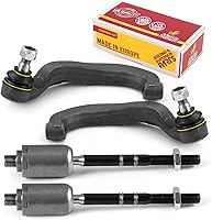 Vista 141 de Metrix Premium Chassis Parts - Kit de 4 piezas de extremos de barra de acoplamiento frontal exterior e interior compatible con Nissan Pathfinder