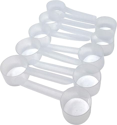 Miniatura 10 de Cucharas para medir café, granos, proteínas, especias y otros productos secos (muchos tamaños diferentes), Opaco