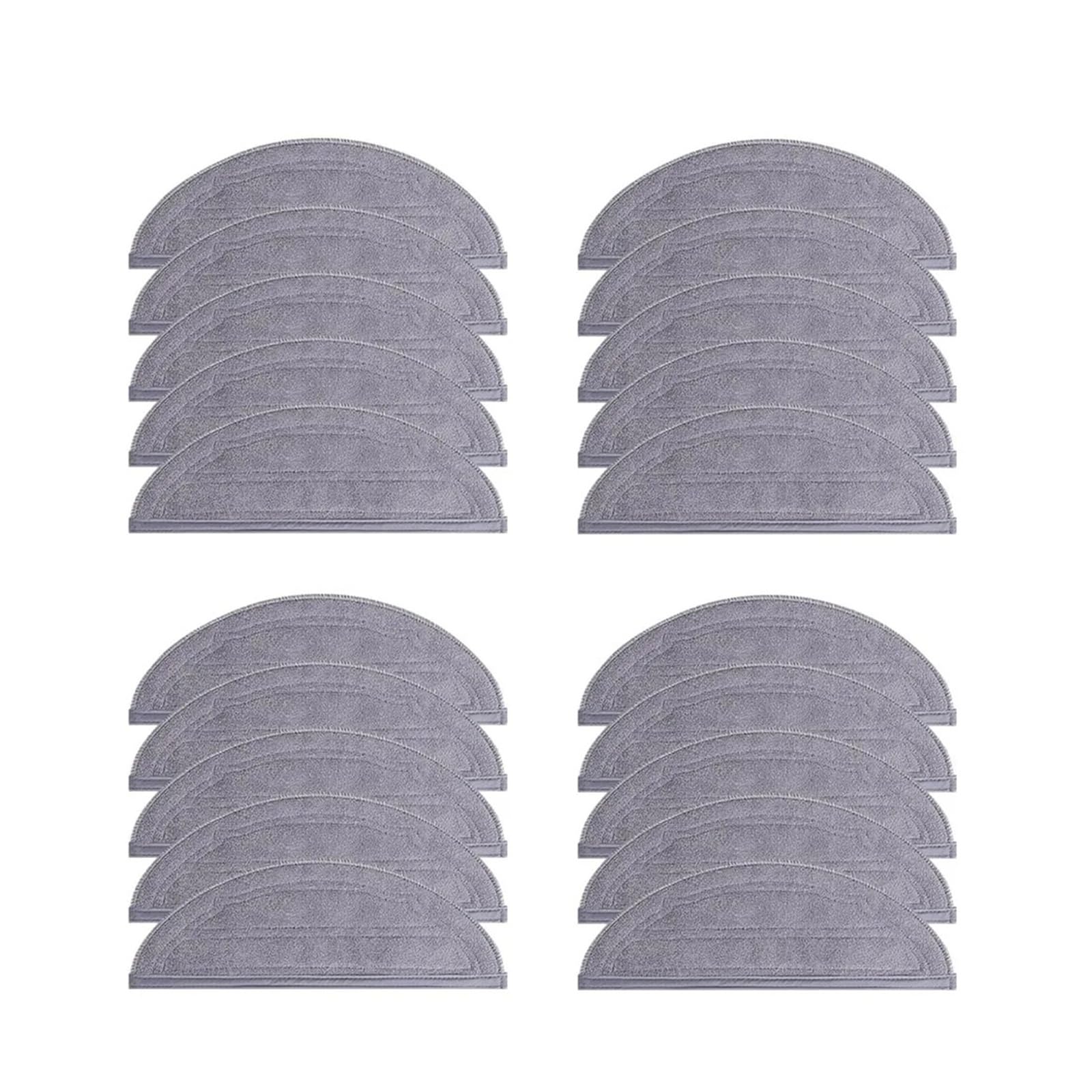 Mop Cloths，Compatible For Roborock，Q10 S5 Q10 S5+ Q10 VF Q10 VF+ Q10V Q10V+ S8 Pro S8 Pro+ Washable Mop Wipeds Pad Replacement Part(20pcs)