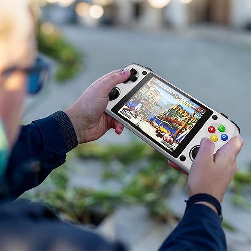 Miniatura 7 de UNICO Reproductor de bolsillo para juegos con 40 juegos clásicos SNK preinstalados, consola de juegos de mano, batería recargable de 3500 mAh,