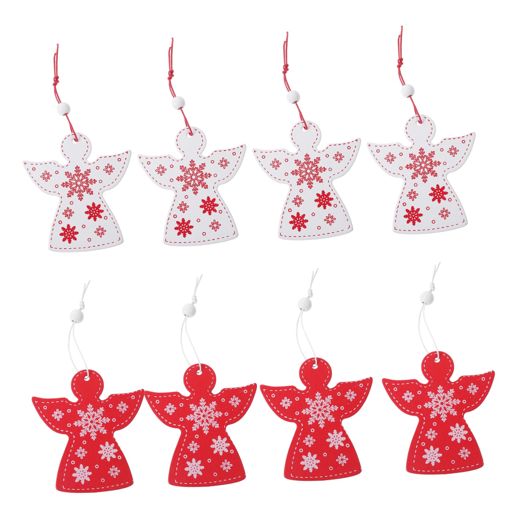 VILLCASE 60piezas Colgantes De Ángel Para Decoración Navideña Adornos Para Árbol De Navidad Para Fiestas y Celebraciones