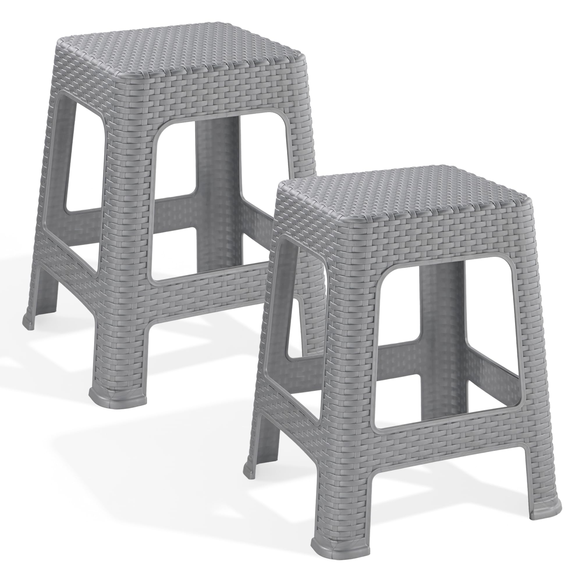 Kuber Industries Optima Stool - Black -10
