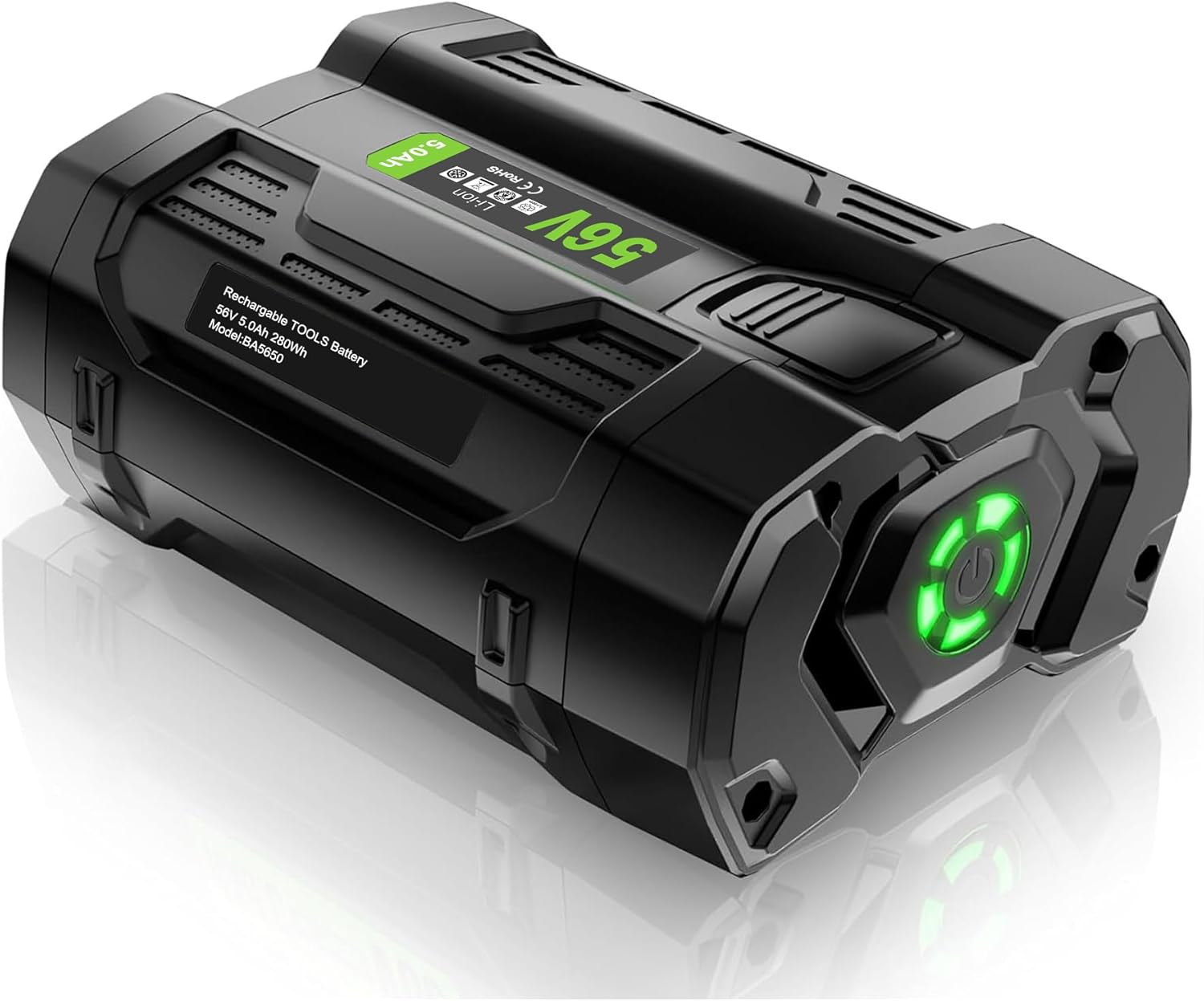 【56V 2.5Ah】 Battery Replacement for EGO Battery BA1400T BA2800 BA4200T BA5600T Batteries Compatible with Lightweight ego Power Tools