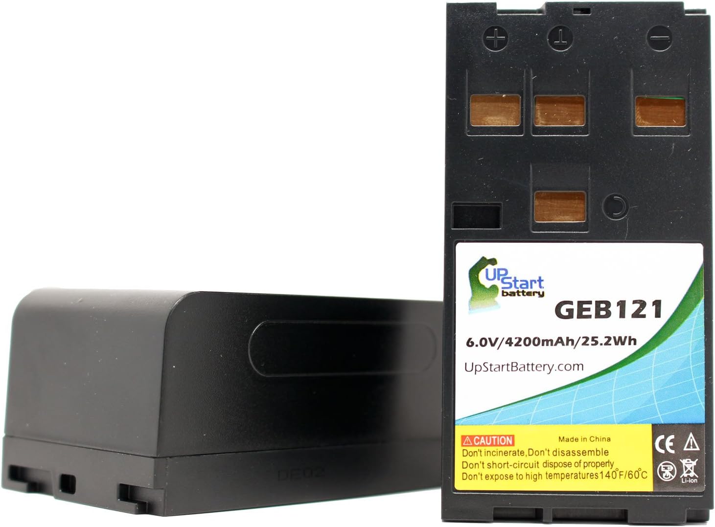 2 Pack - Replacement for Leica TCR805 Battery - Compatible with Leica GEB121 Survey Instrument Battery (4200mAh 6V NIMH)