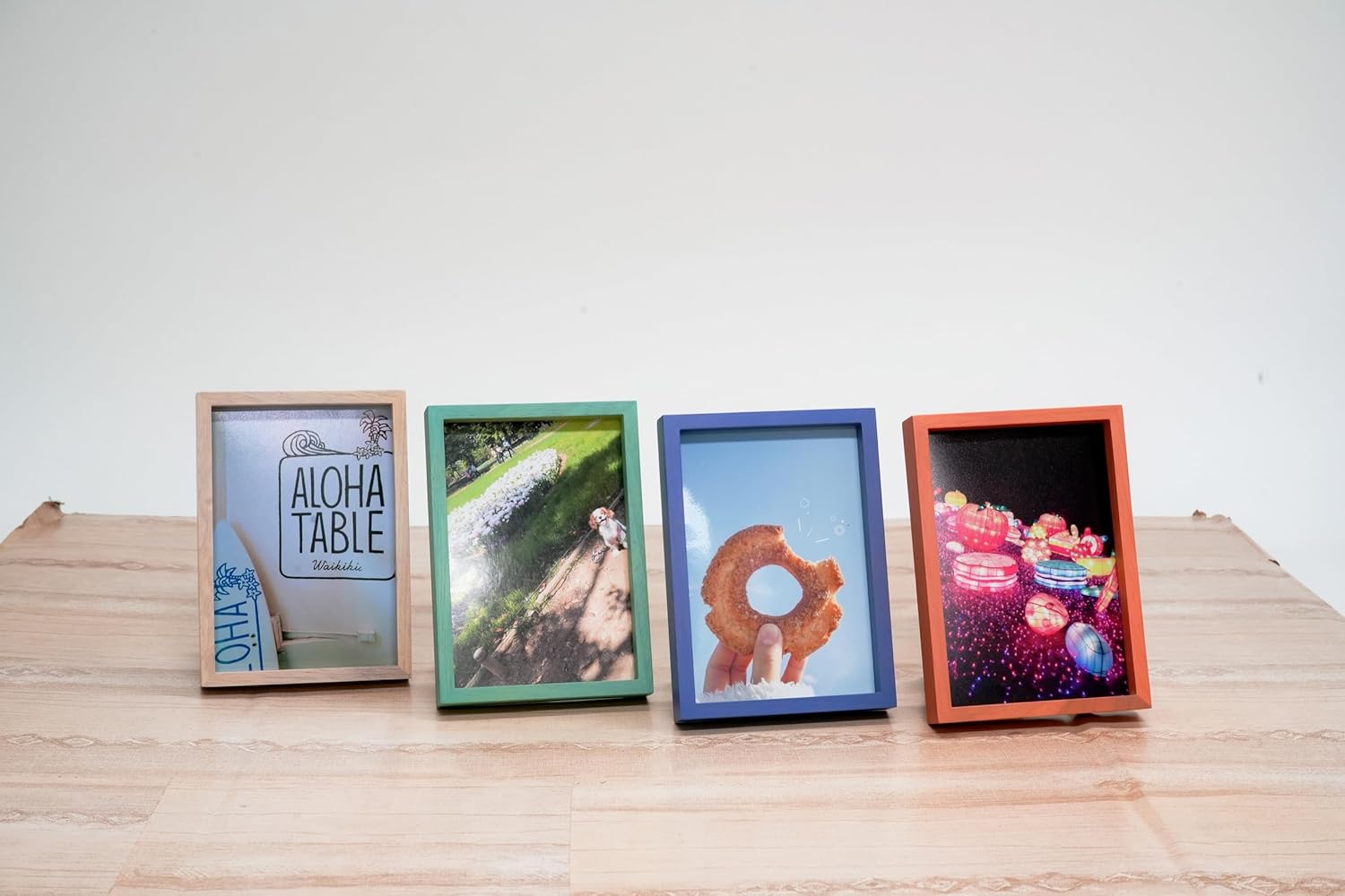 キング KING 815149 JWC-2L-GR Photo Frame, Wooden Frame, 2L, Green