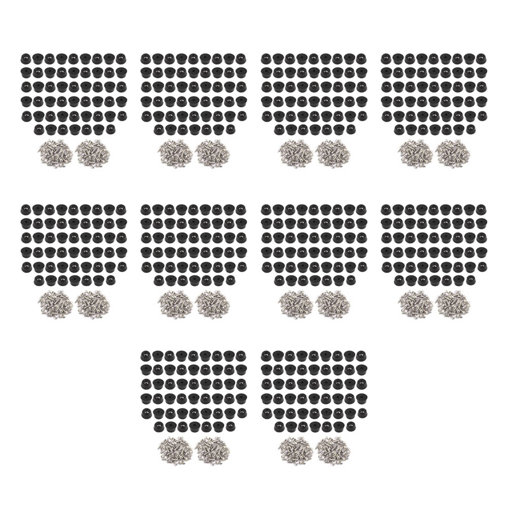 Hndhbfgrt 520PCS Rubber Feet for Cutting Board (0.31X0.59Inch) Anti Scratch Rubber Cutting Board Feet for Chairs & Other Furniture