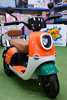 فيزبا ركوب للاطفال-كهربائية-برتقالى-مناسبه حتى6سنوات