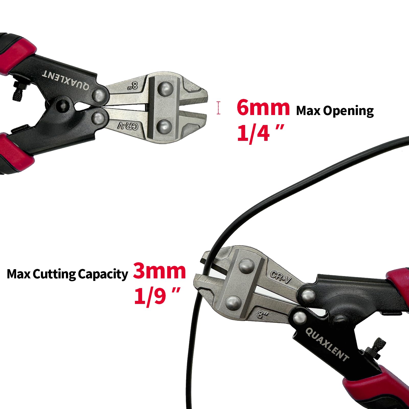 Mini Bolt Cutters - 8 Inch CR-V Blade -6