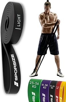 Sporsize Profesyonel Diren  Band  Tekli G l  Lateks Loop Band, Fitness, CrossFit, Pilates ve Ev Egzersizleri i in