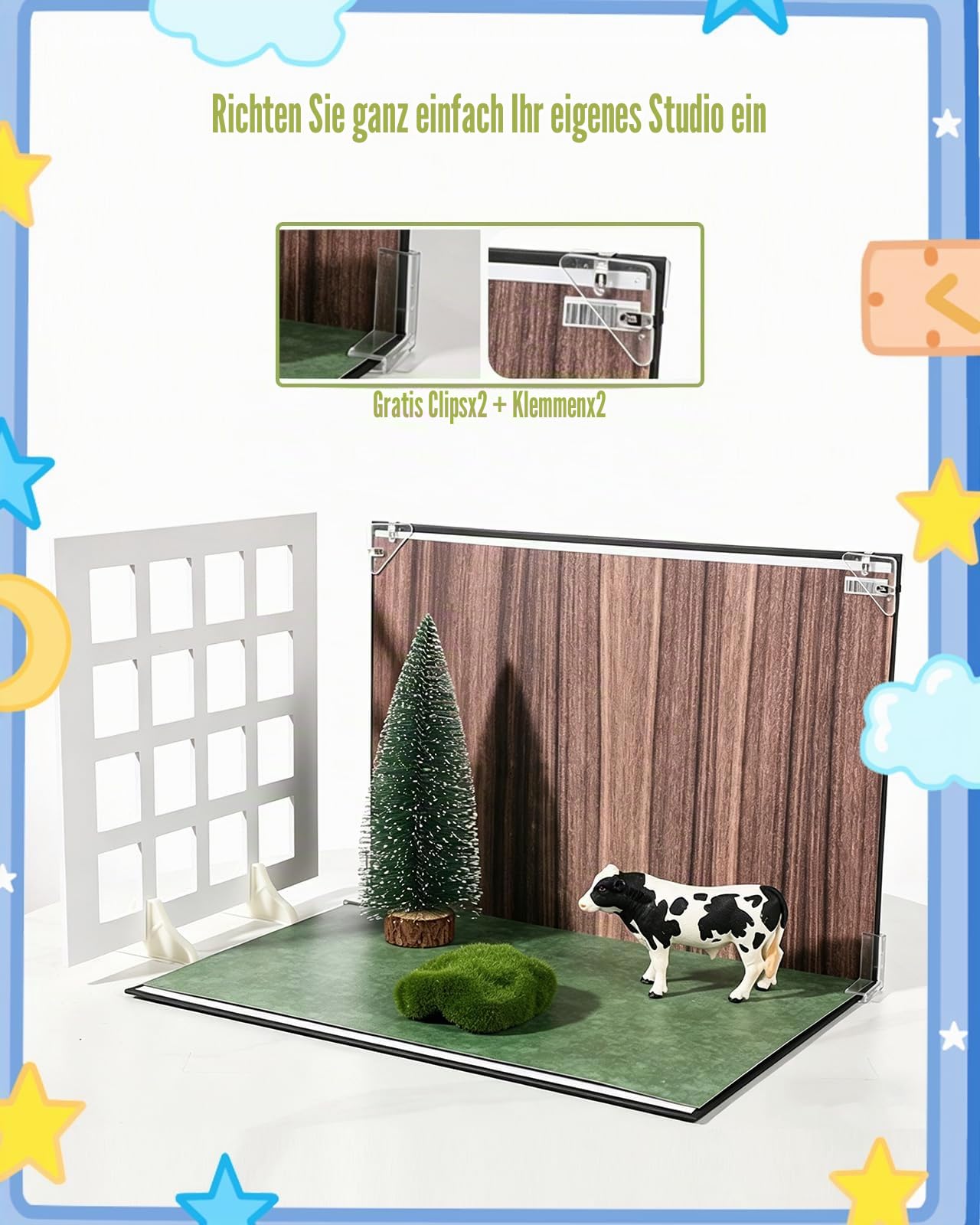 22 Stück Fotografie Hintergrund Boards Set, Fotohintergründe für Lebensmittelfotografie, 24 Muster, kleines Produkt, Hintergrund-Tischplatten-Set für Schmuck Kosmetika Lebensmittel, 42 x 29cm