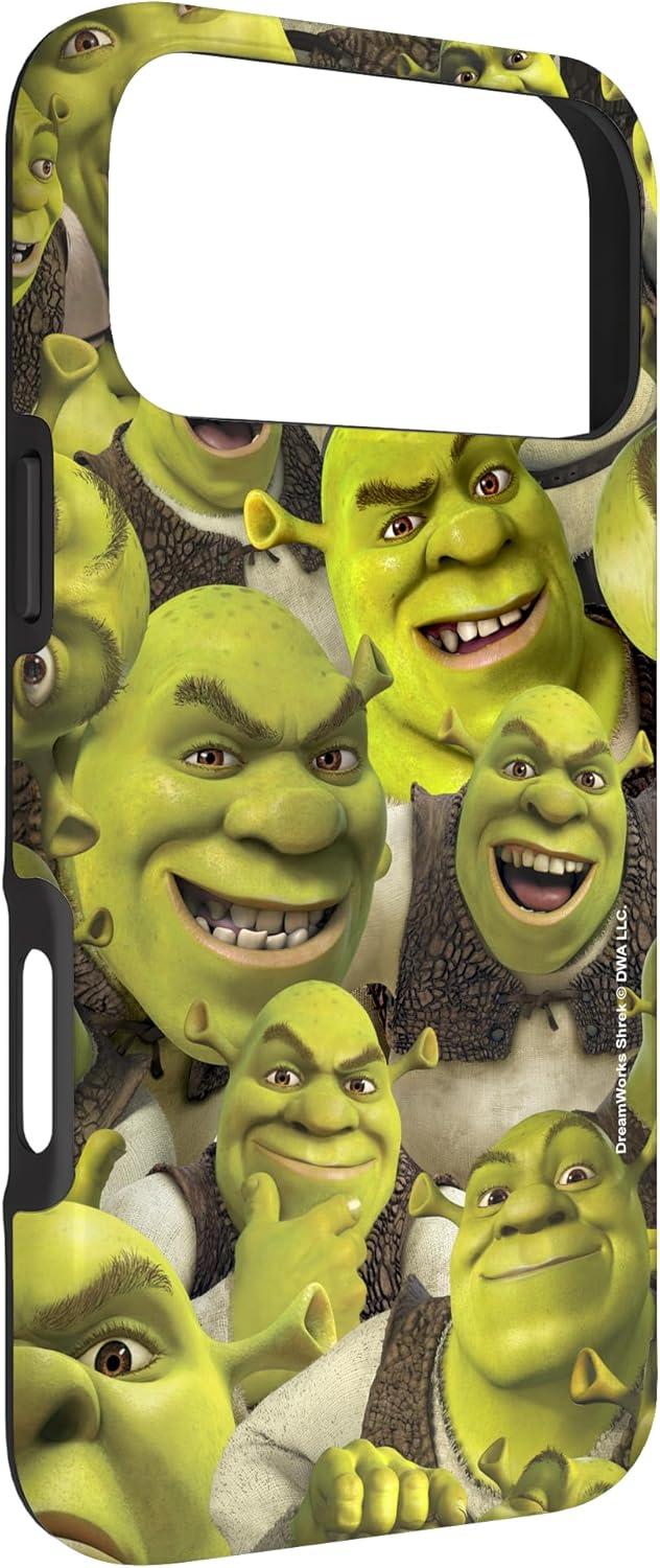 Shrek Cool Epic All Shrek Faces Collage Logo Case for iPhone 17 Pro Max
