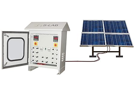 Cement White Color Solar PV Efficiency Measurement System