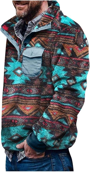 mens western quarter zip