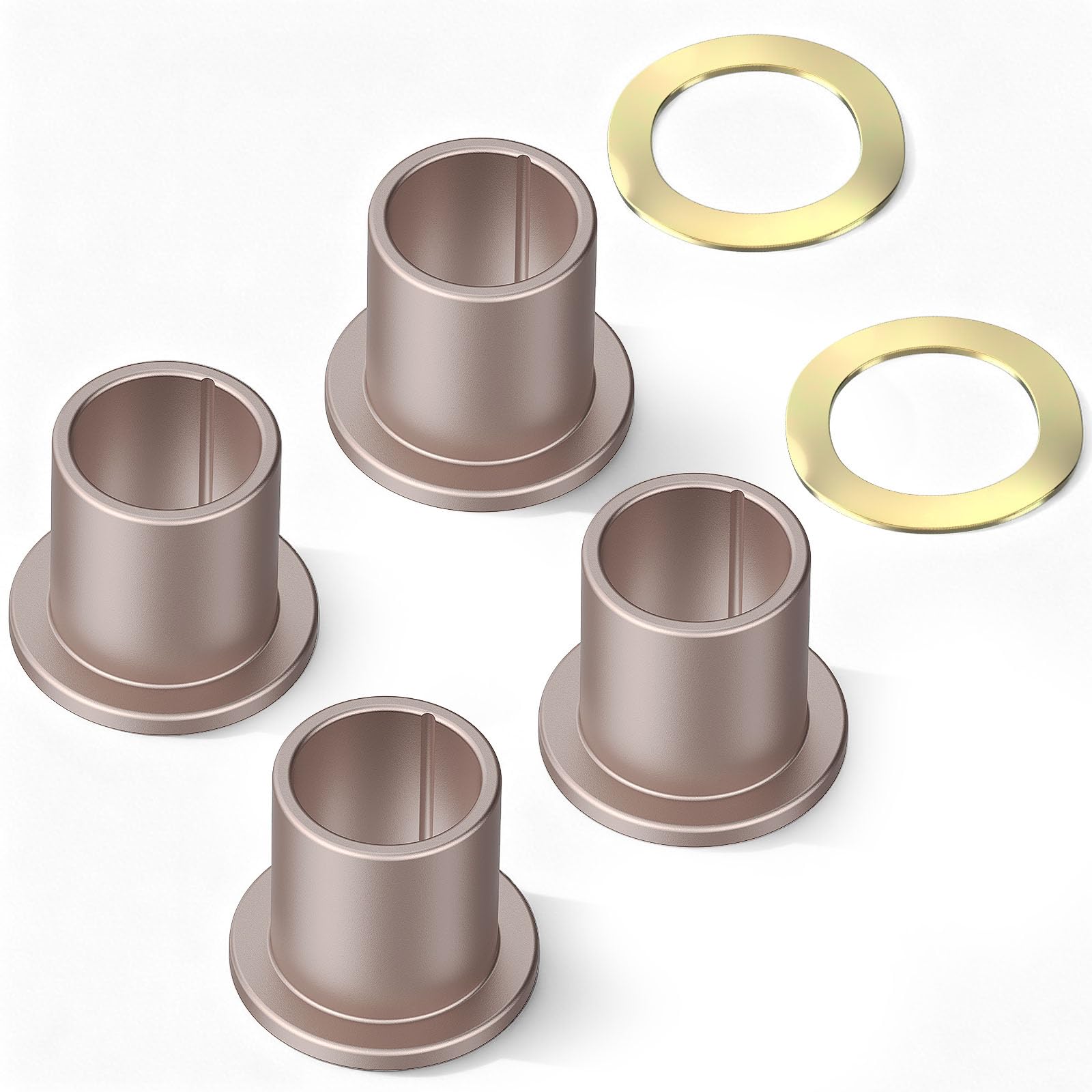 Panglong Spindle Bushings Upper and Lower Bushings Bronze King Pin Wave Washer Fits Club Car Precedent Golf Carts