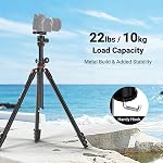 NEEWER 90 Inch Tall Overhead Horizontal Camera Tripod Monopod with Ball Head & Flexible Center Column, Metal DSLR Video Travel Stand, Arca Type QR Plate & Inverted Legs, Max Load 10 kg / 22 lbs, TP63