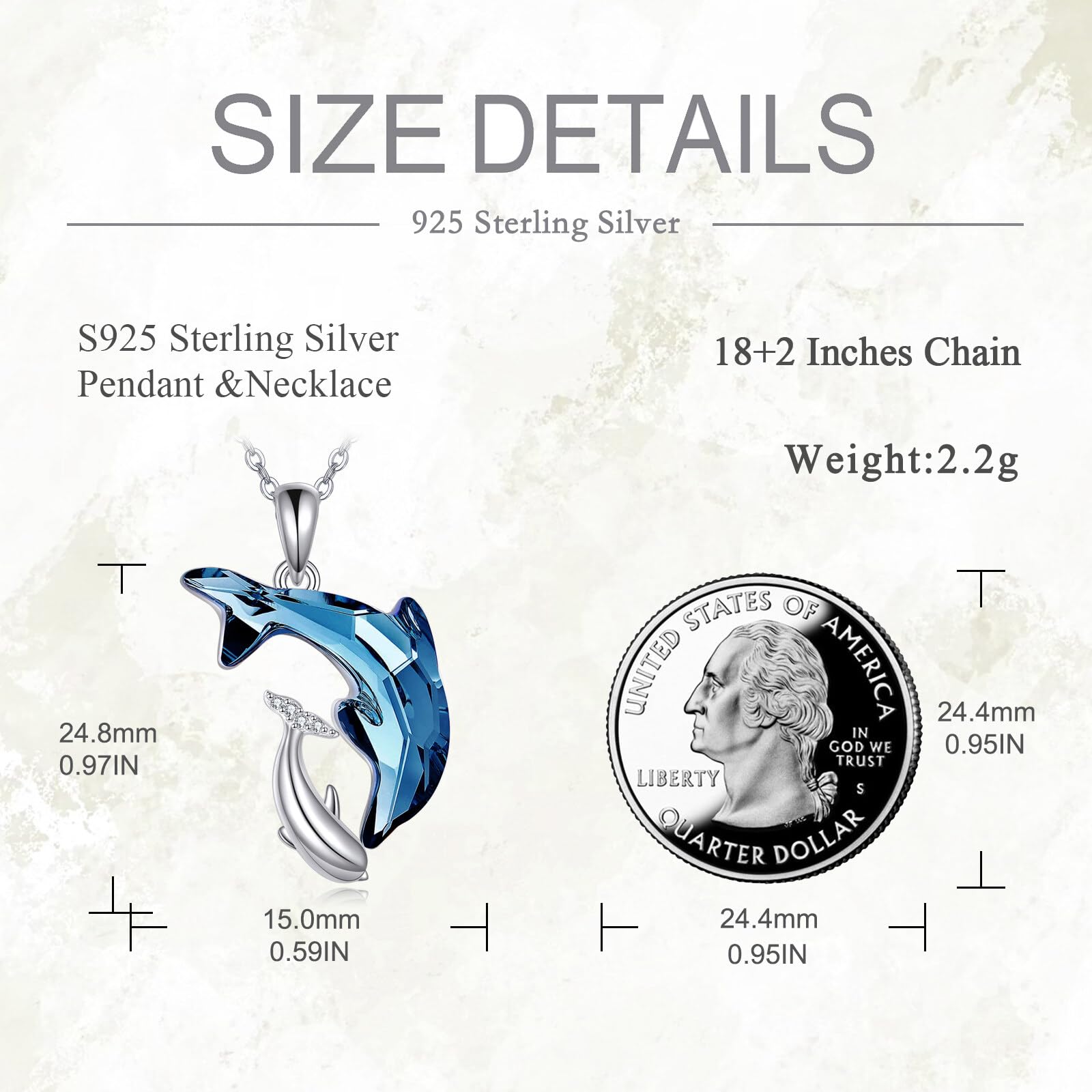 POPLYKE Delfin/Schildkröte/Schwarze Katze Halskette Sterling Silber Kristall Anhänger Halsketten Nette Tier Jewerly für Damen Mama