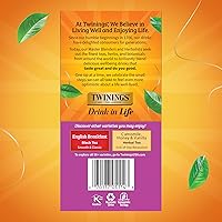 Vista 253 de Twinings Blackcurrant Breeze - Té negro, 6 paquetes de 20 unidades, bolsas de té envueltas individualmente, dulce, sabor picante, con cafeína