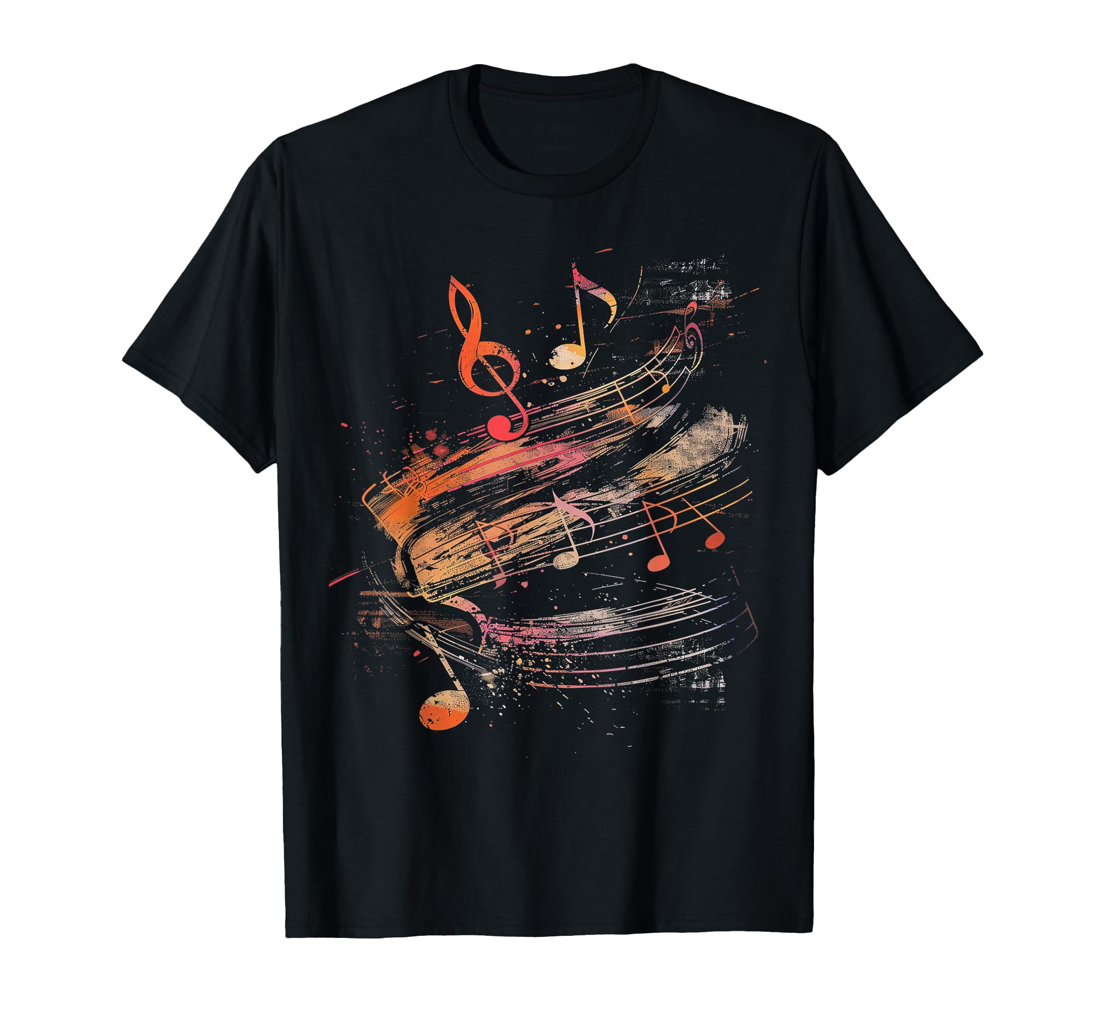 Musical Notes Graffiti T-Shirt